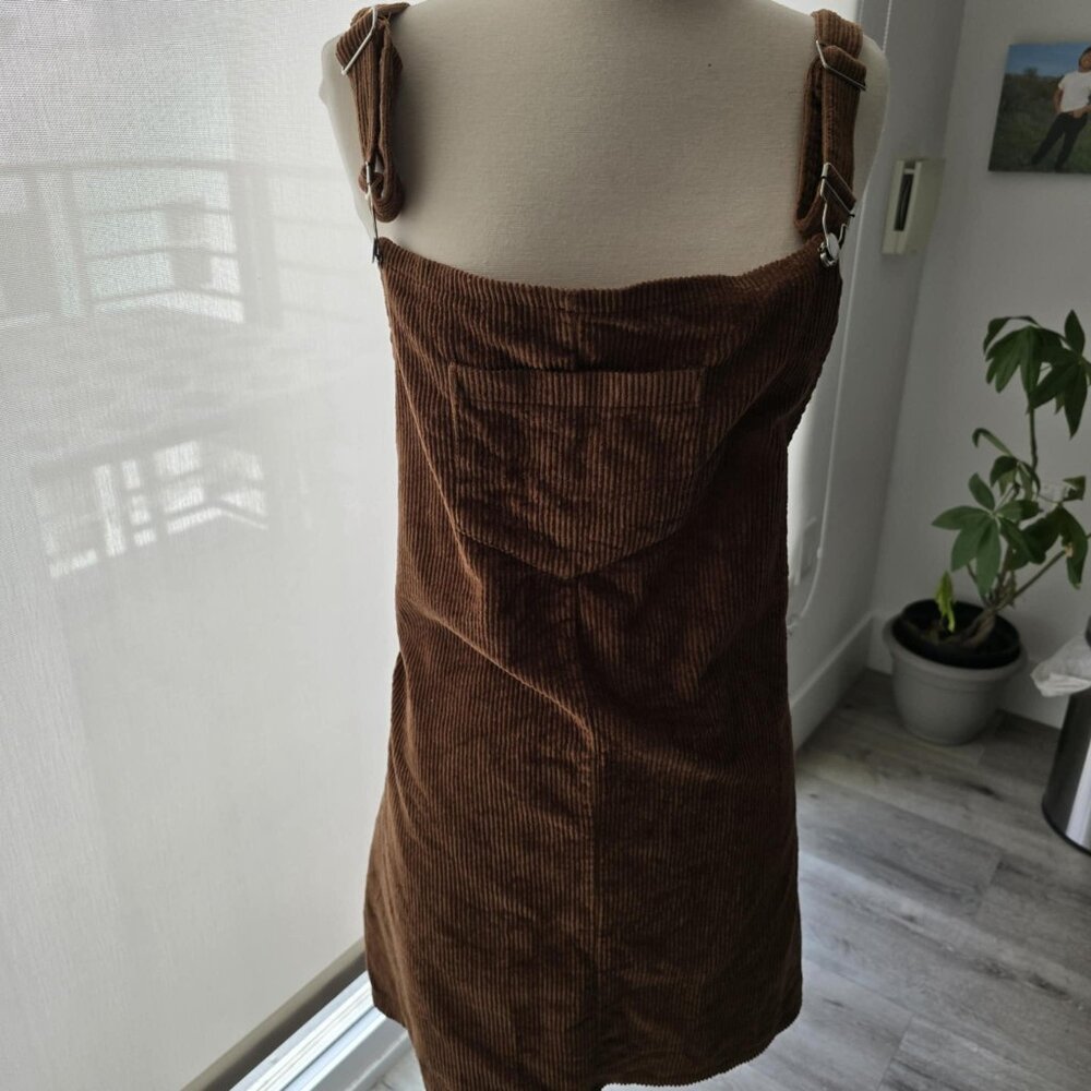 2XL brown overall skirt